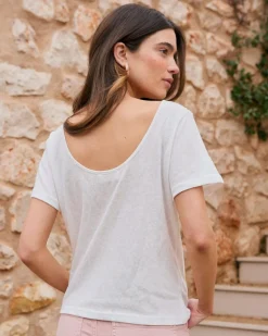 T-shirt tressé Aubrienne