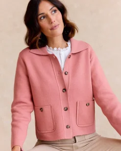 Veste courte rose