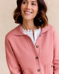 Veste courte rose
