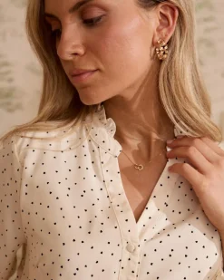 Zareth Hearts Blouse